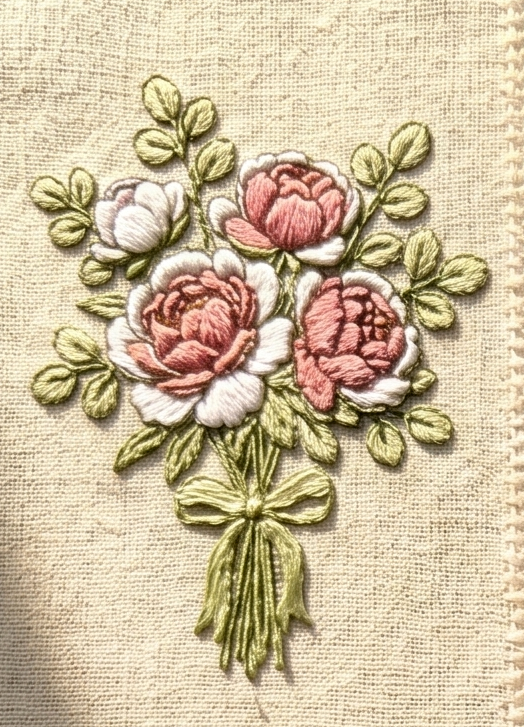 Mini Floral Bouquet Hand Embroidery Pattern PDF Bundle (8 Designs)