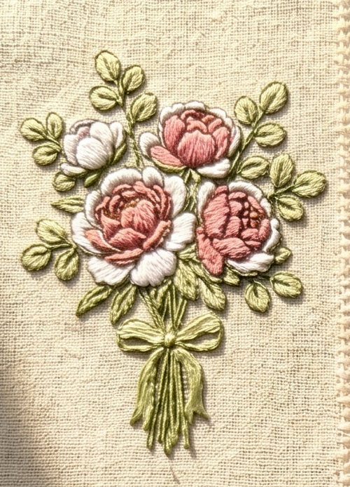 Mini Floral Bouquet Hand Embroidery Pattern PDF Bundle (8 Designs)