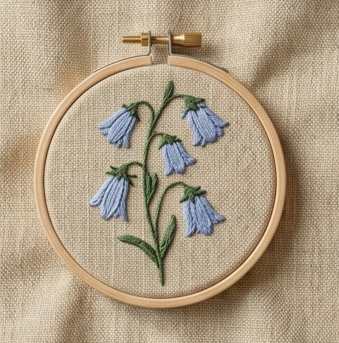 Printable Stick & Stitch Floral Hand Embroidery Pattern Set (8 Designs)